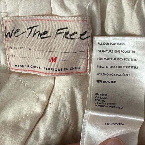 Free People We The Free Pink Corduroy Oversized Boxy Field Jacket Sz M - Picture 2 of 9